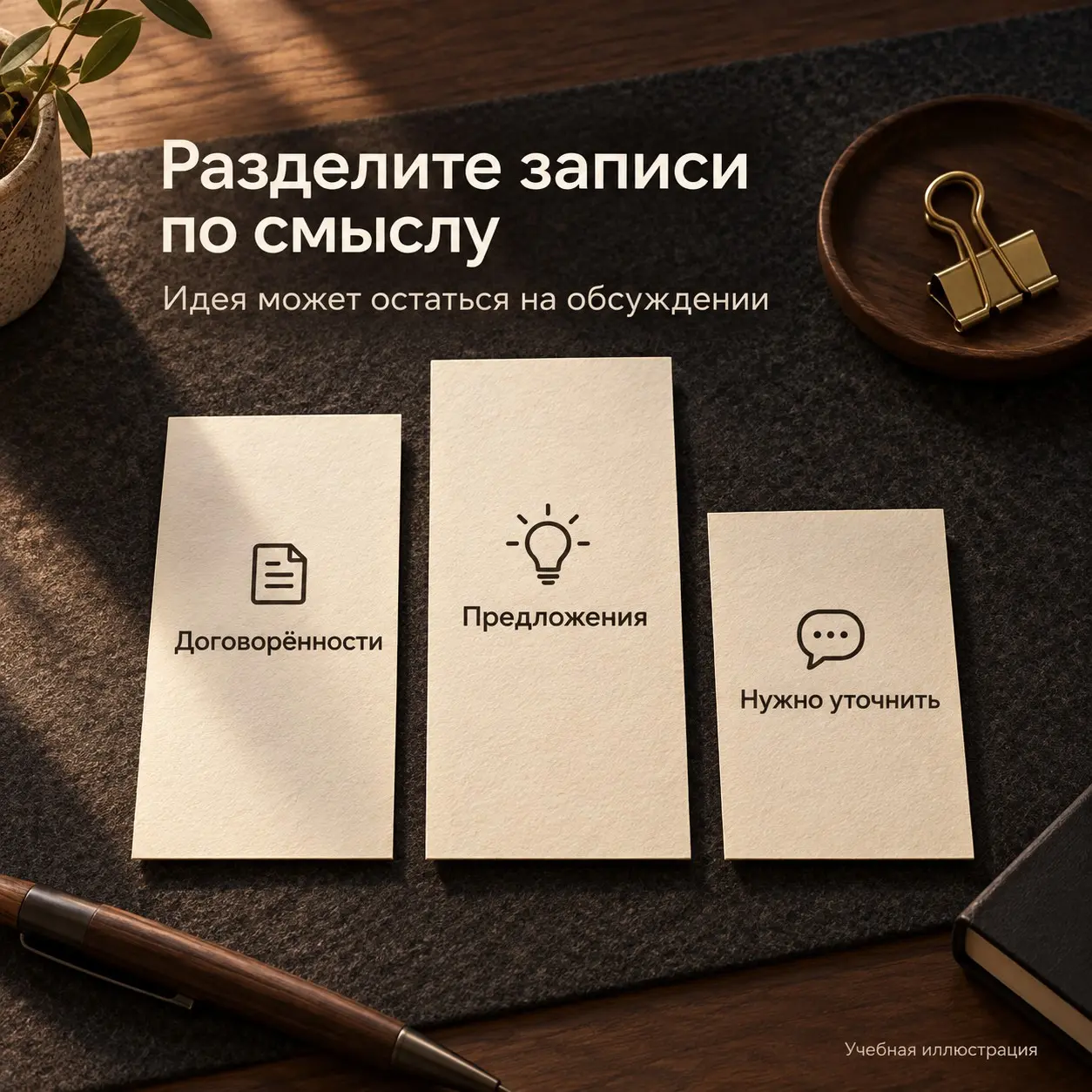 Промпт для итогов встречи: что действительно решили | Сетка — социальная сеть от hh.ru