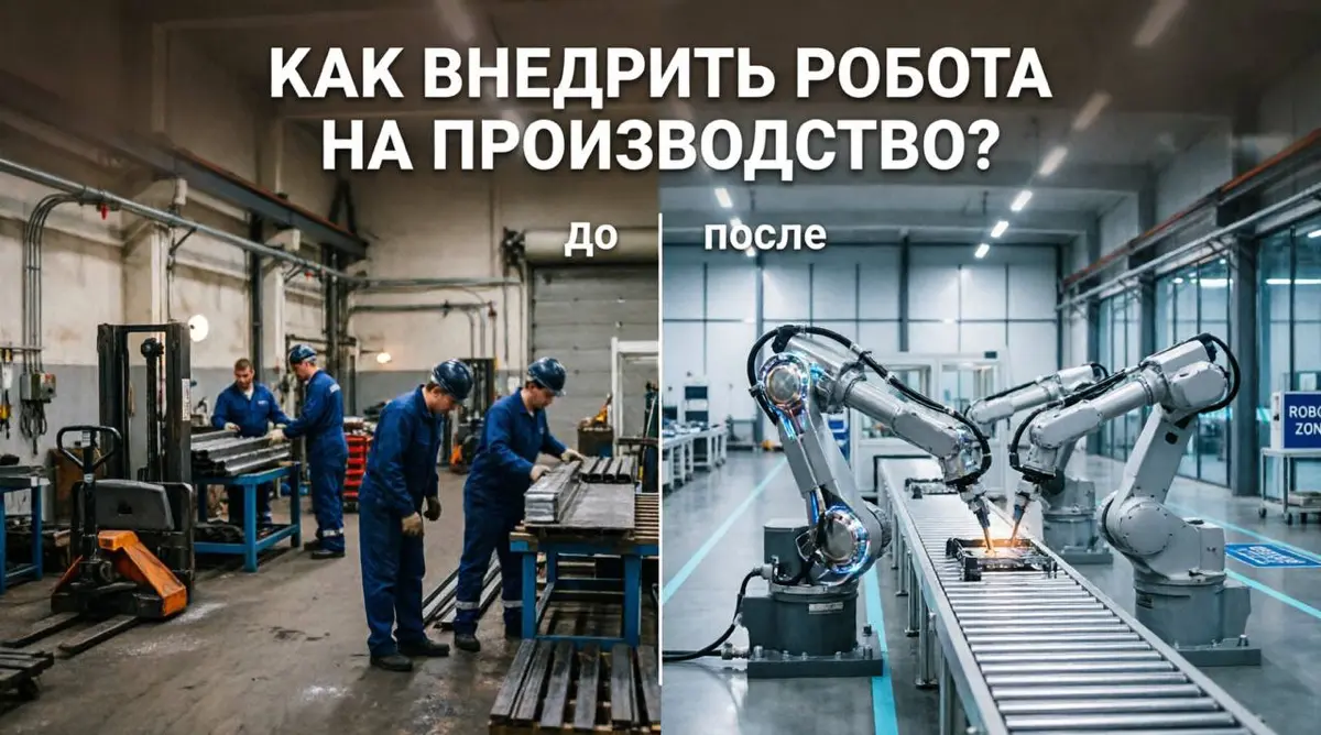Как внедрить робота на производство? | Сетка — социальная сеть от hh.ru