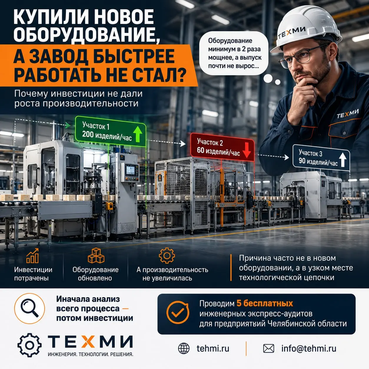 Купили новое оборудование, а завод быстрее работать не стал. Как так?
Вот объясните мне одну вещь | Сетка — социальная сеть от hh.ru