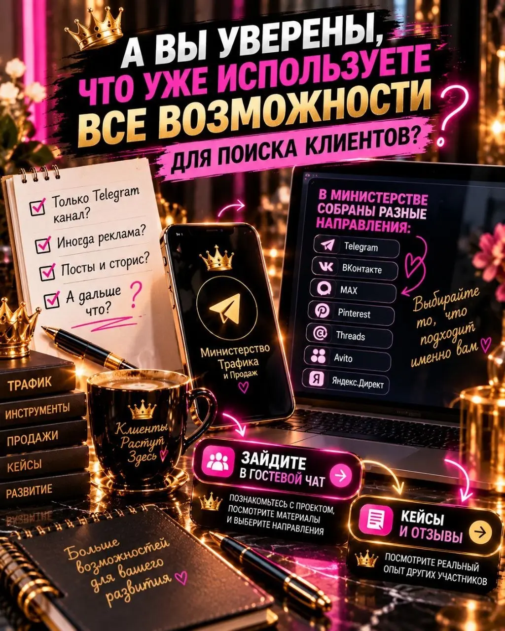 🔥 А ВЫ УВЕРЕНЫ, ЧТО УЖЕ ИСПОЛЬЗУЕТЕ ВСЕ ВОЗМОЖНОСТИ ДЛЯ ПОИСКА КЛИЕНТОВ?
Я вот что заметила | Сетка — социальная сеть от hh.ru