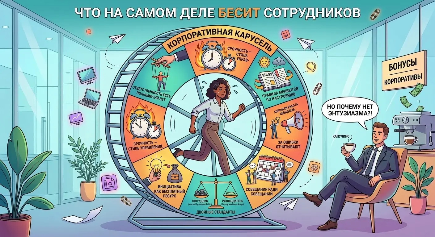 Что бесит сотрудников на работе? | Сетка — социальная сеть от hh.ru