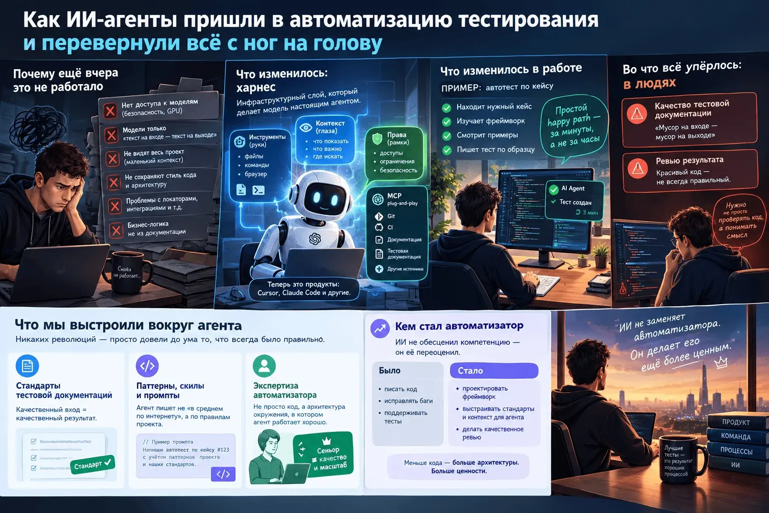 Почему ИИ в автотестах не работал и что изменилось (1/2) | Сетка — социальная сеть от hh.ru