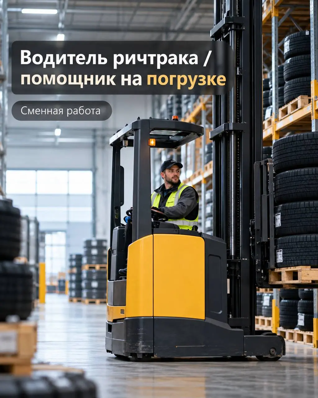 1️⃣ВОДИТЕЛЬ РИЧТРАКА,
2️⃣ПОМОЩНИК НА ПОГРУЗКЕ
От 6 250₽/смена
Прямой работодатель
• Домодедово
• Логистика
• +79779524585
Полное описание вакансии размещено в Телеграм и Макс | Сетка — социальная сеть от hh.ru