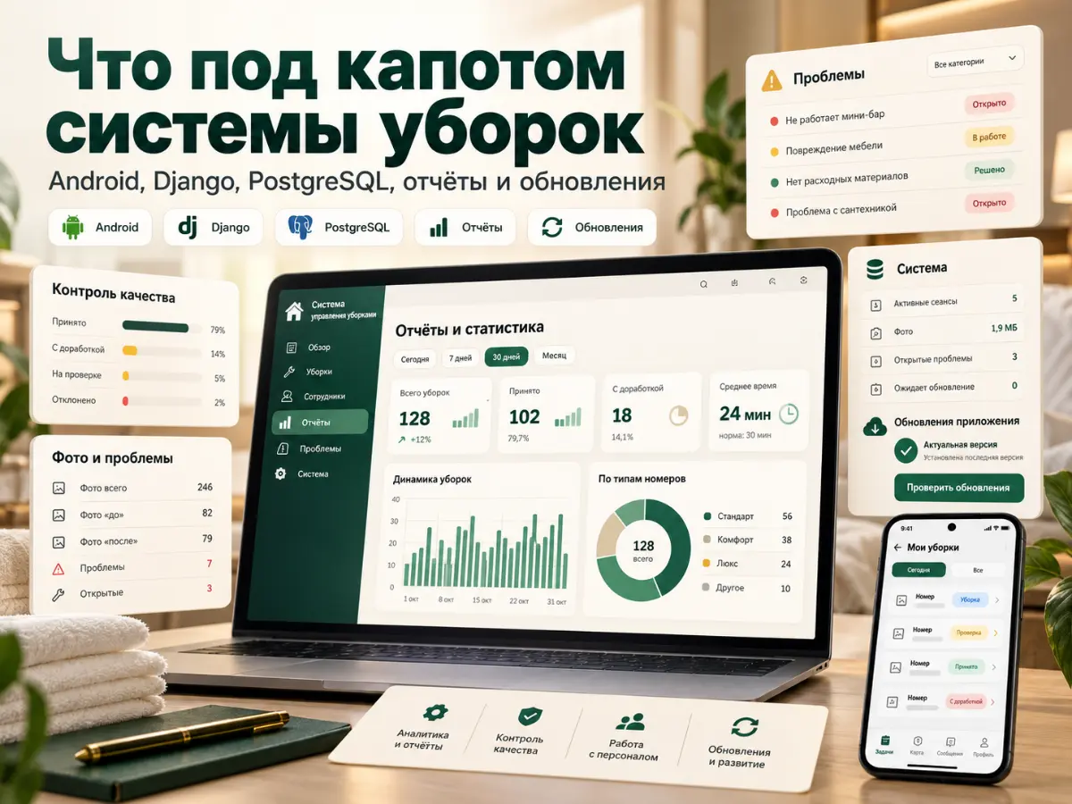 Что под капотом системы уборок: Android, Django и API | Сетка — социальная сеть от hh.ru