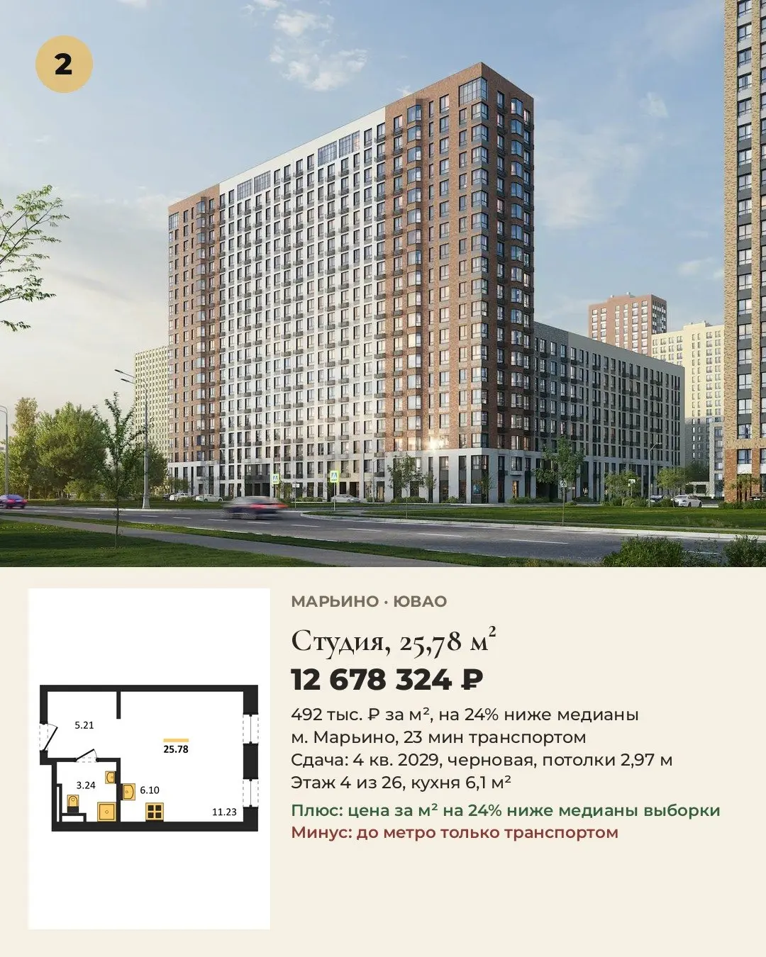 5 лучших студий до 30 м² в ВАО и рядом. Цены на 19.10.
Выбирали для жизни: цена за м², путь до метро, срок сдачи, отделка, потолки | Сетка — социальная сеть от hh.ru
