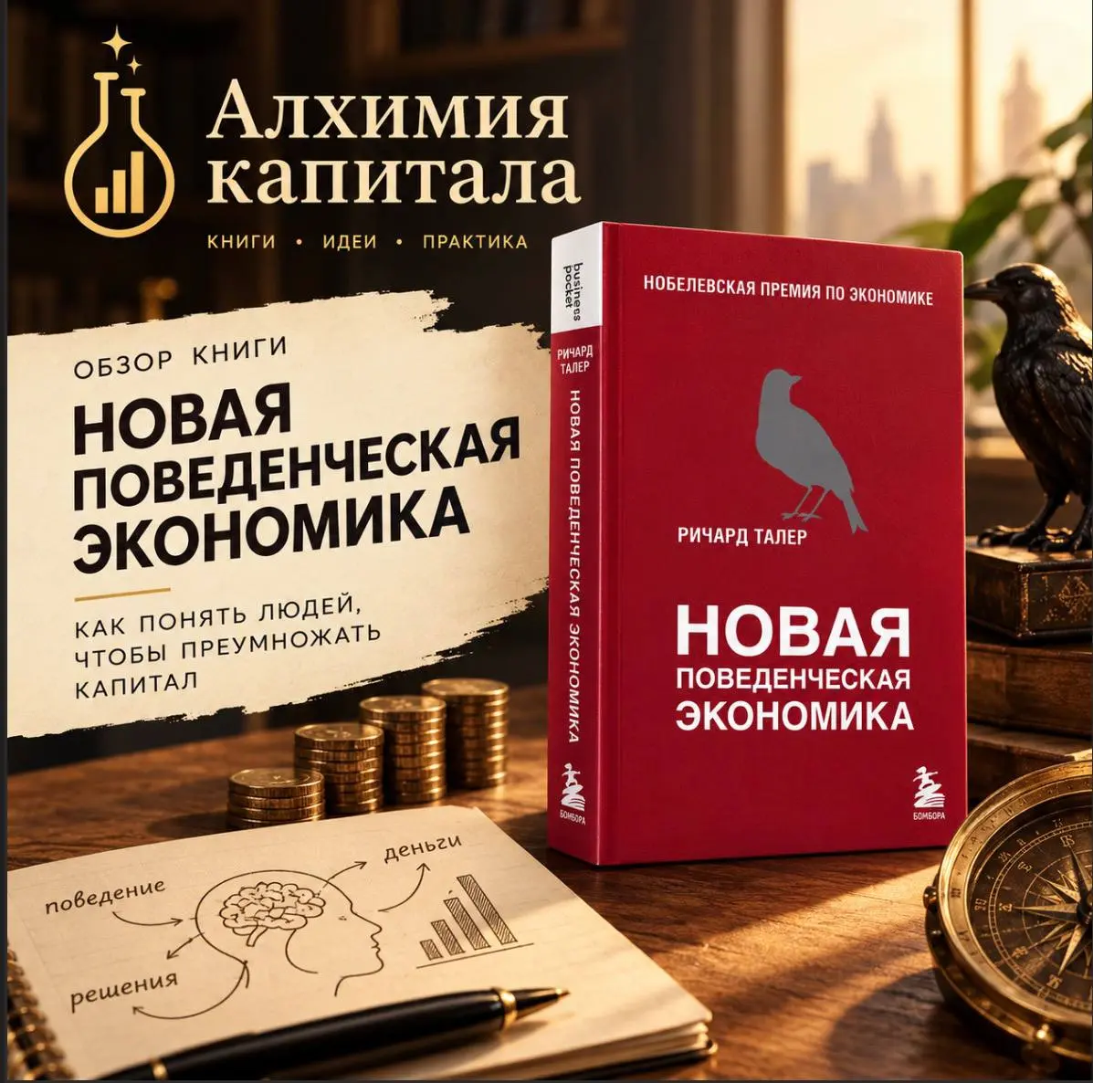 ⁉️ Почему то, что уже лежит, кажется правильным
Ричард Талер — нобелевский лауреат по экономике — написал книгу о том, как люди на самом деле принимают решения о деньгах | Сетка — социальная сеть от hh.ru