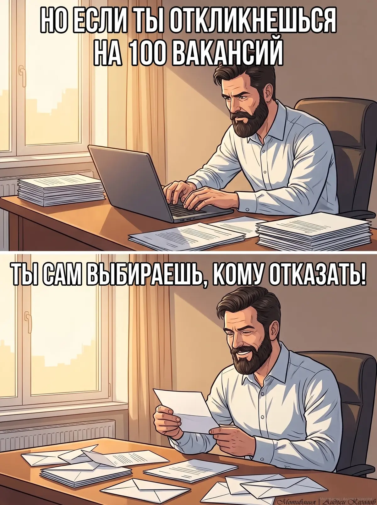 Замыкаться на одном-единственном варианте — верный способ потерять запал при первом же отказе | Сетка — социальная сеть от hh.ru
