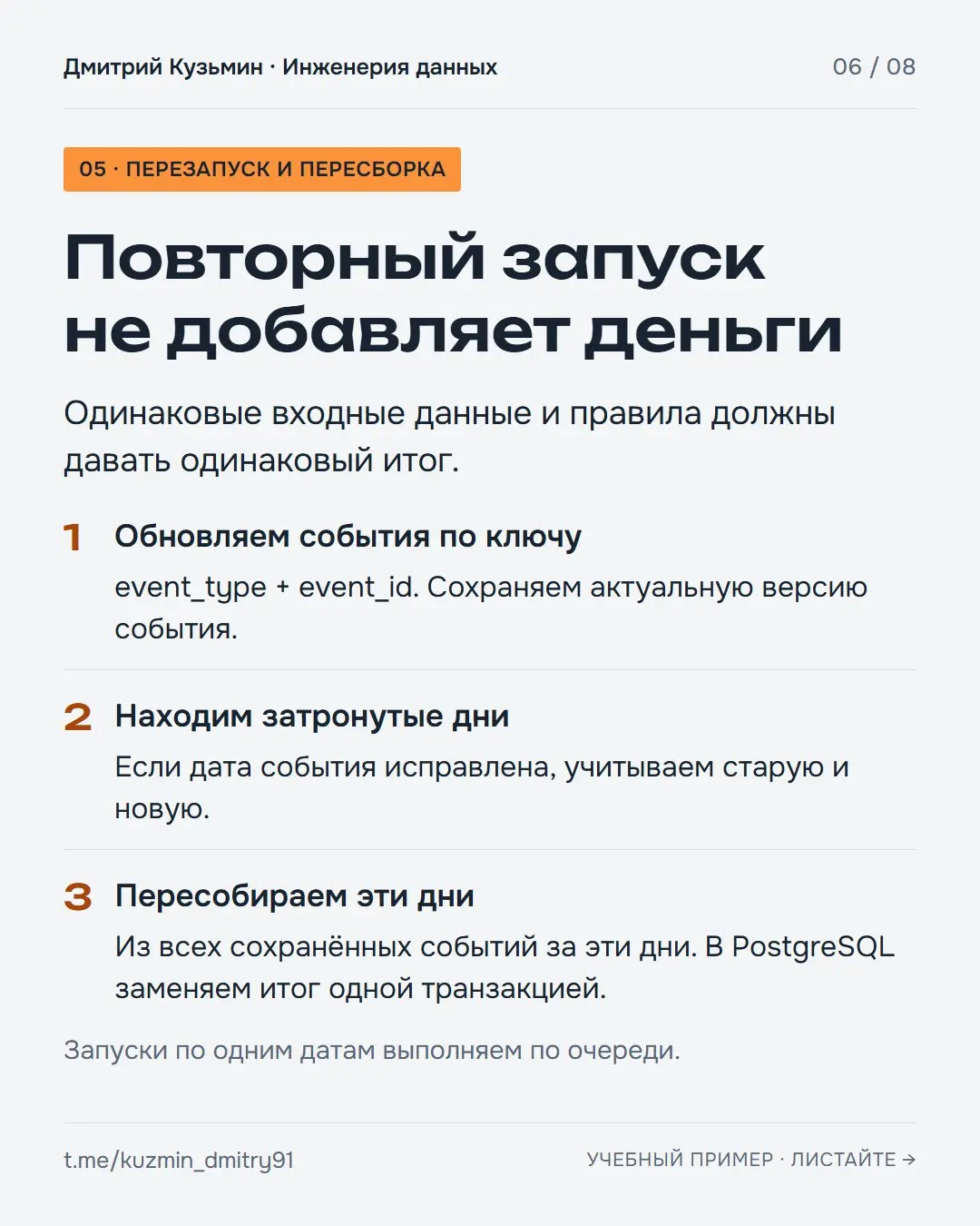 Ребят, на небольшом примере разобрал, на что обратить внимание при разработке витрины.
Бывало, что скрипты SQL написал, витрину сдал, а потом начинаются вопросы от бизнеса и несколько шагов переделок | Сетка — социальная сеть от hh.ru