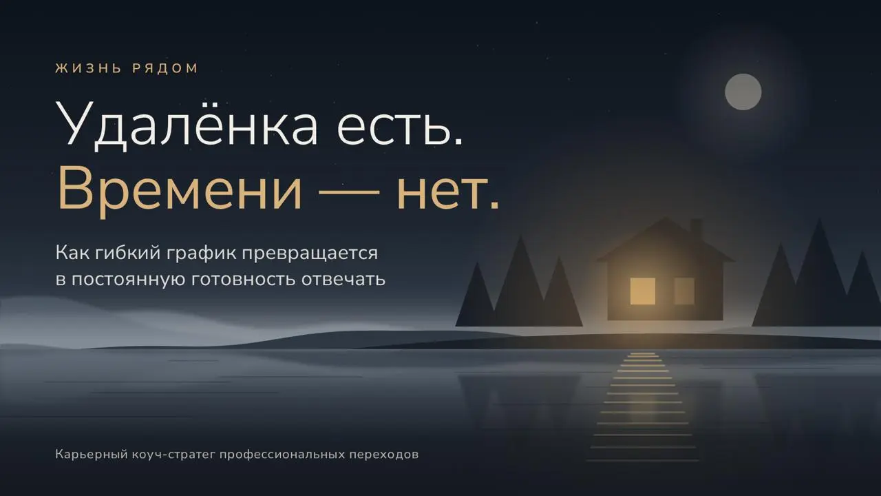 Удалёнка подарила пару часов в день без дороги. Куда они делись?
Удалёнка забрала дорогу в офис, и это правда сильный плюс. Но у многих IT-специалистов свободное время не появилось | Сетка — социальная сеть от hh.ru