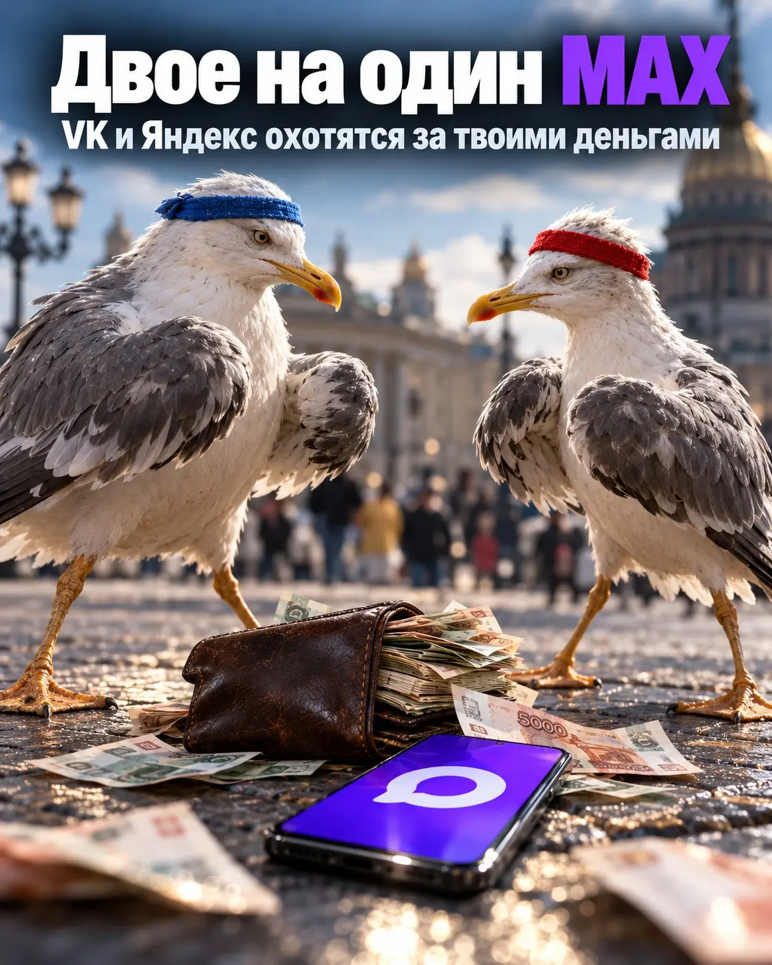 Двое на один MAX. VK И Яндекс охотятся за твоими деньгами | Сетка — социальная сеть от hh.ru