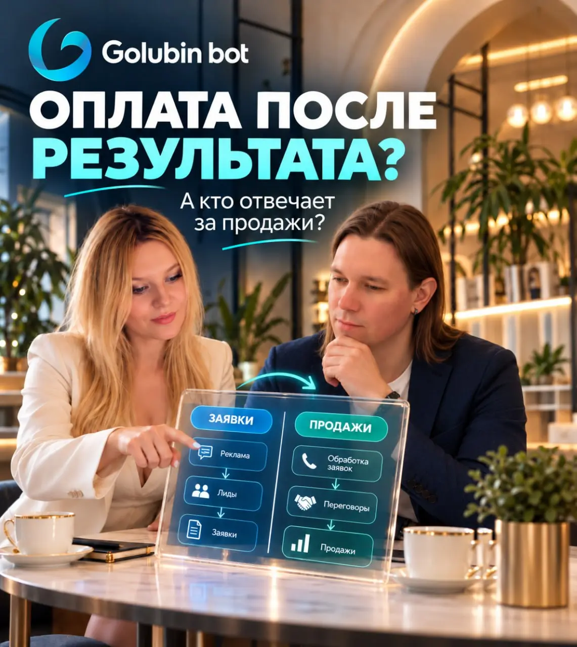 «Заплачу, когда будут продажи». А если заявки пришли, но их никто не обработал?
В заявках Golubin bot встречается интересный формат сотрудничества | Сетка — социальная сеть от hh.ru