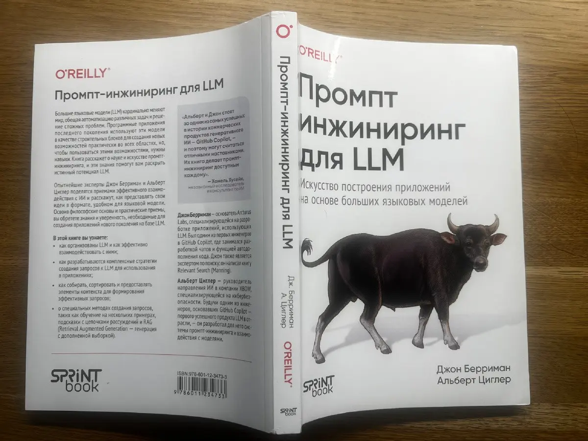 Книжная полка: «Промт-инжиниринг для LLM» | Сетка — социальная сеть от hh.ru