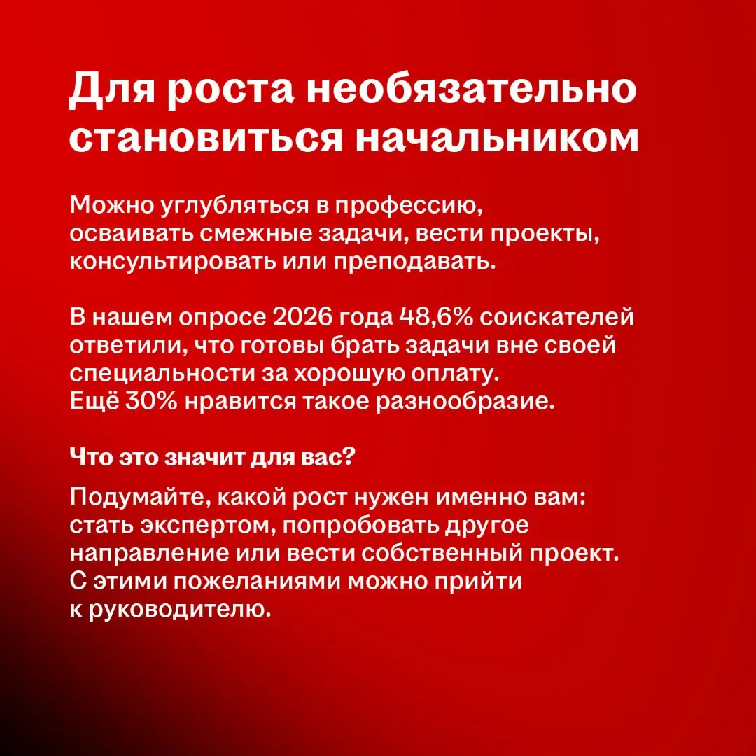 Какие навыки помогут найти работу через четыре года? Как расти, если не хочется становиться руководителем? И с чего начинать карьеру, если простые задачи всё чаще берёт на себя ИИ? 🤔
ㅤ
Мы в hh⁠ | Сетка — социальная сеть от hh.ru
