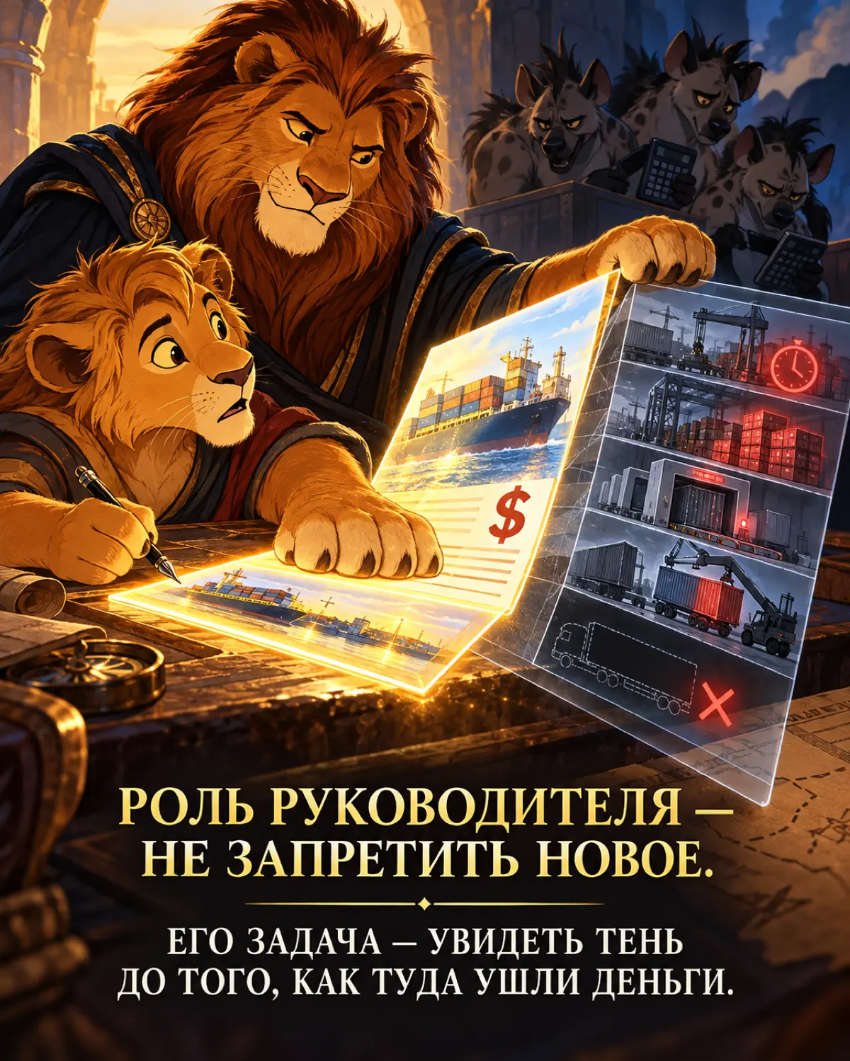 Лучший урок по стратегии в логистике я увидела в «Короле Льве» ( вчера вечером смотрели с детьми )
Это не кликбейт. И я сейчас не прикалываюсь | Сетка — социальная сеть от hh.ru