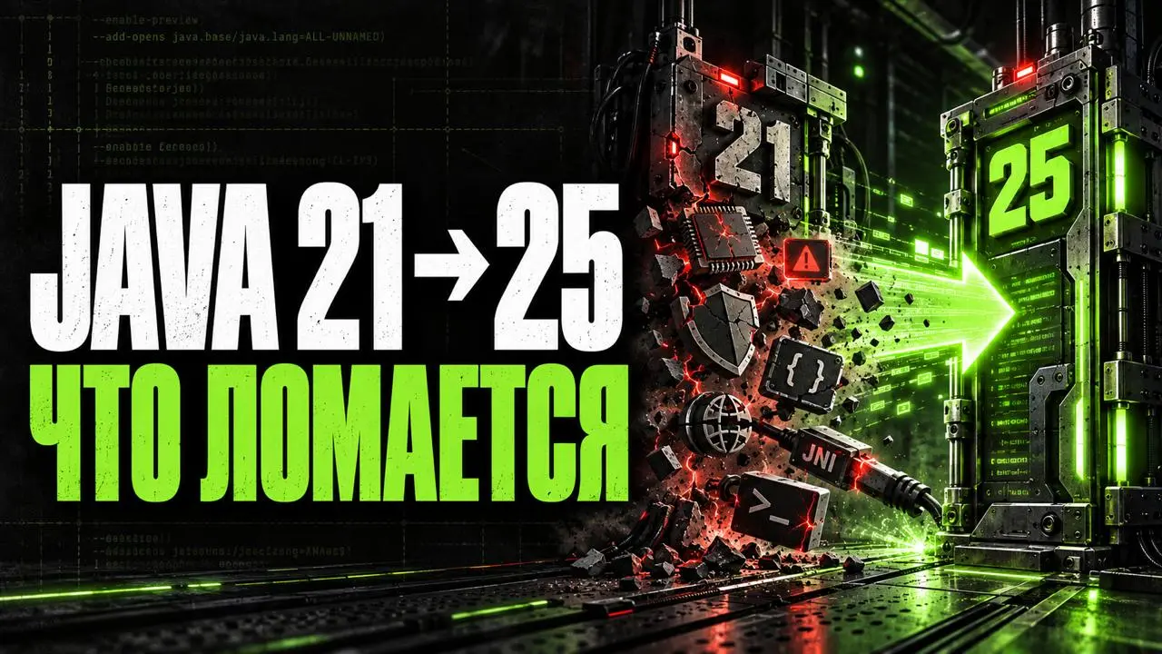 🔄 Переход Java 21 → 25. Где искать грабли
Просто поменять версию в pom.xml может быть недостаточно | Сетка — социальная сеть от hh.ru