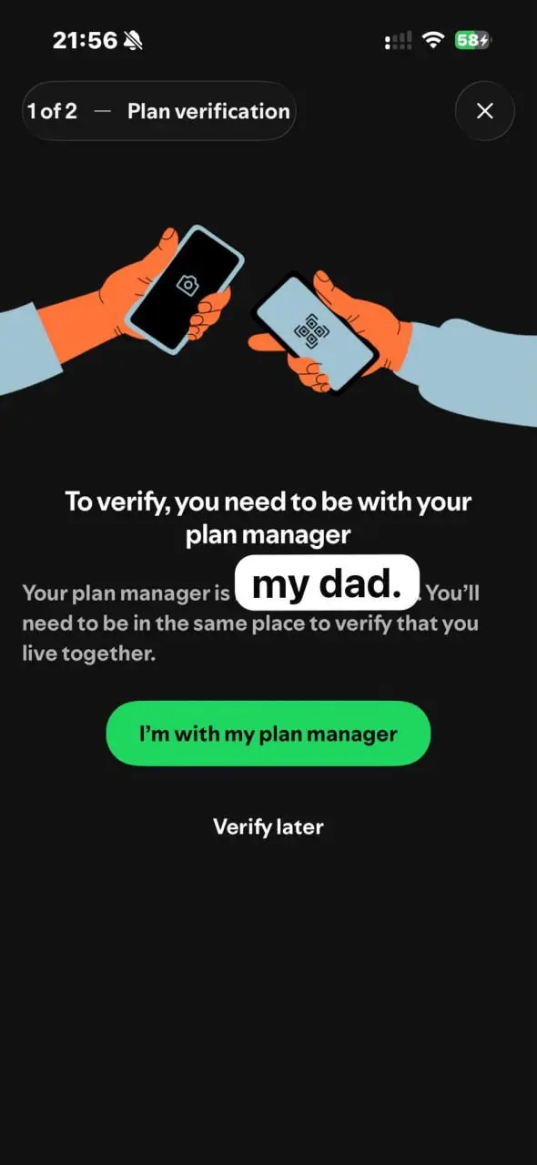 Spotify начал проверять участников семейной подписки через QR-код | Сетка — социальная сеть от hh.ru