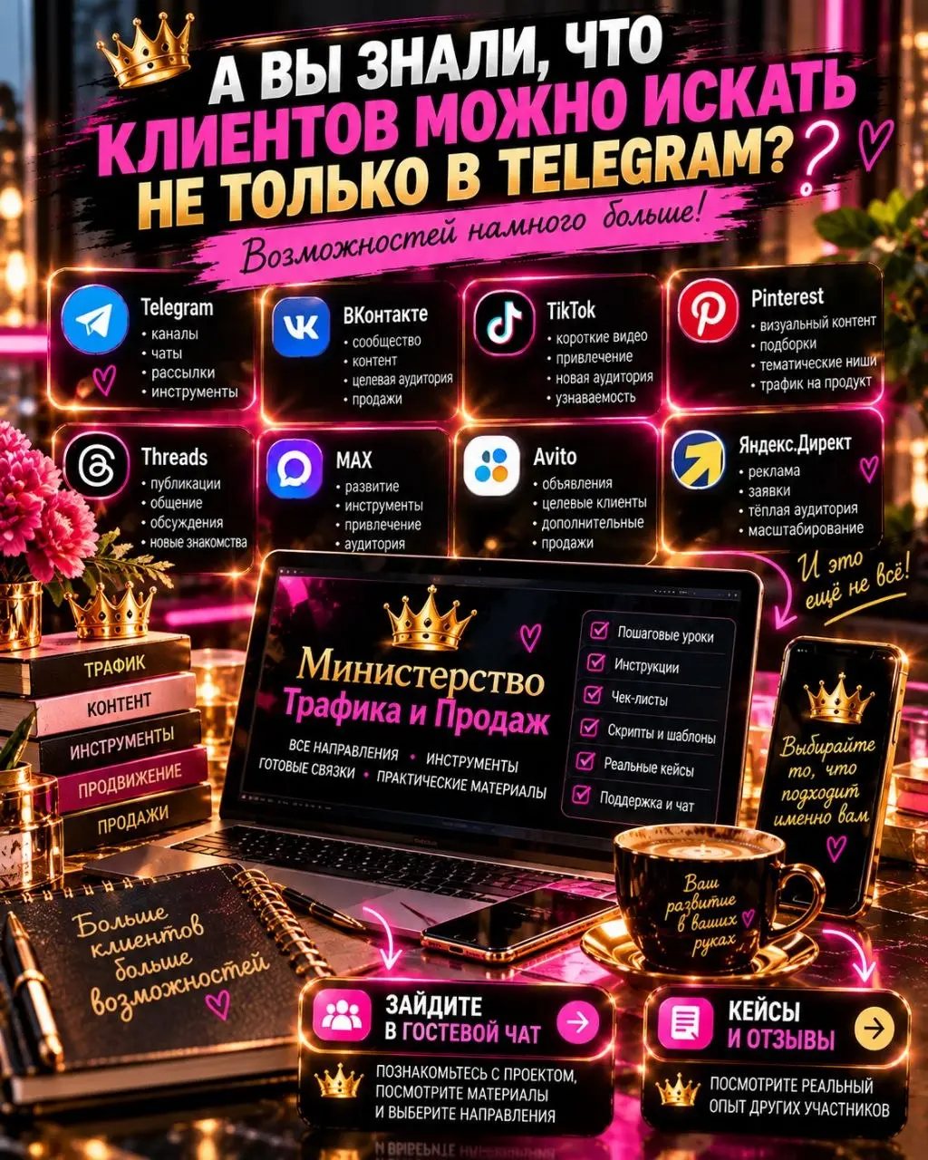 🔥 А ВЫ ЗНАЛИ, ЧТО КЛИЕНТОВ МОЖНО ИСКАТЬ НЕ ТОЛЬКО В TELEGRAM?
Давайте сегодня немного расширим горизонты. 😉
Представьте: у вас есть продукт, услуга или собственный проект | Сетка — социальная сеть от hh.ru