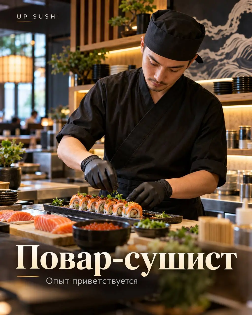 ПОВАР-СУШИСТ
6 000₽/смена - 7 000₽/смена
UP SUSHI (AП СУШИ)
• Москва, м. Бутырская, ул. Добролюбова, д. 8к3
• Рестораны/Кафе
• +79032802707
Полное описание вакансии размещено в Телеграм и Макс | Сетка — социальная сеть от hh.ru