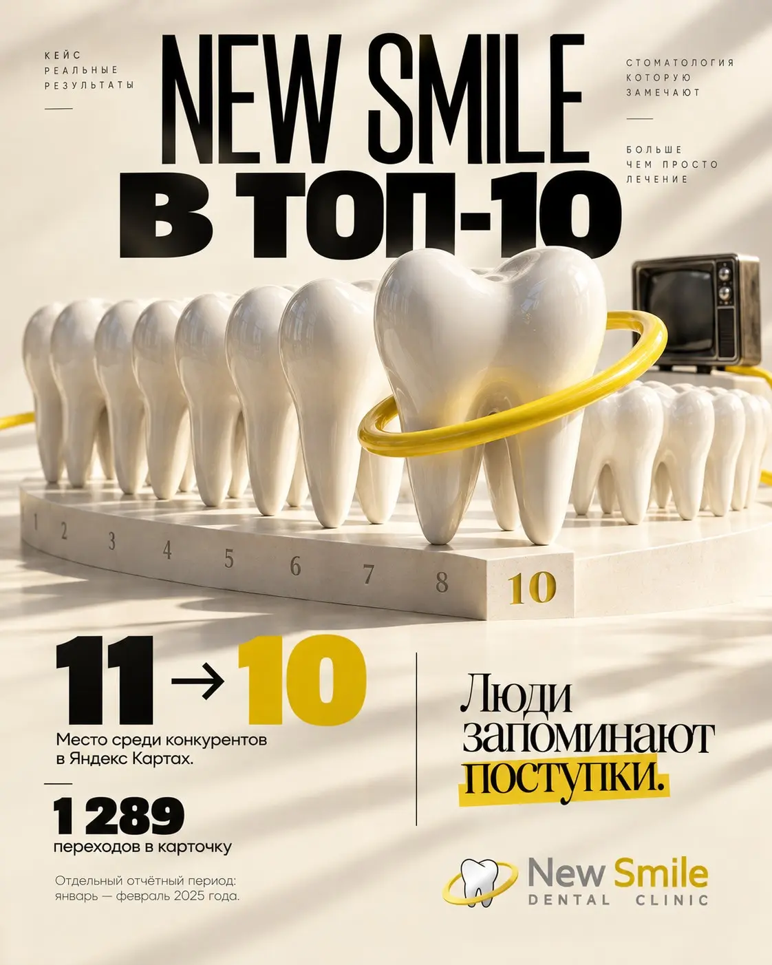 Всё началось с необычного отзыва пациентки стоматологии New Smile.
Женщина ждала приёма и читала книгу. Администратор заметила это и выключила телевизор, чтобы не мешать | Сетка — социальная сеть от hh.ru