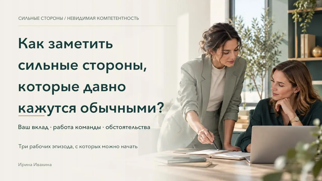 Как заметить сильные стороны, которые давно кажутся обычными?
Вы помогли коллеге разобраться, заметили несостыковку в задаче, уточнили договорённости после встречи. Ничего героического | Сетка — социальная сеть от hh.ru