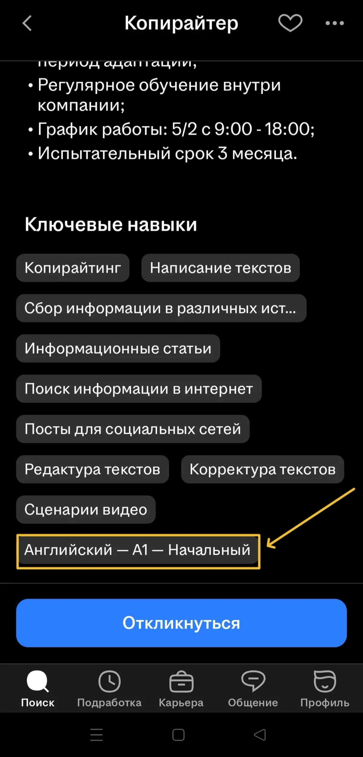 ВТФ работа №4 | Сетка — социальная сеть от hh.ru