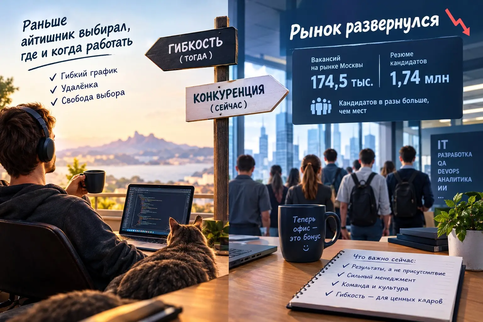 Удалёнка кончилась: кто и зачем вернул IT в офис | Сетка — социальная сеть от hh.ru