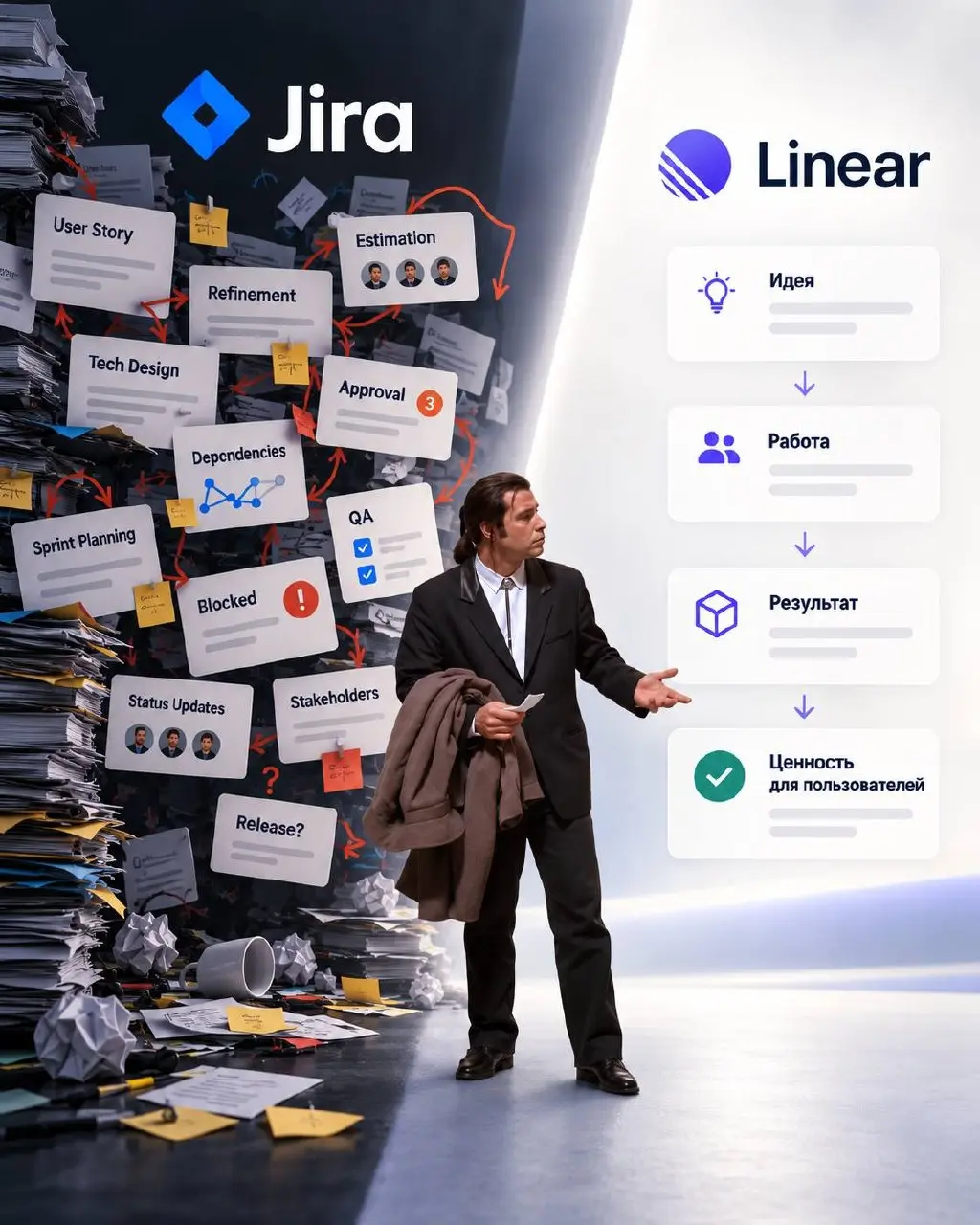 Linear: Agile без культа Agile
Среда - маленькая пятница, и значит сегодня продолжаем рубрику #КакУНихУстроено.
Дошла очередь и до Linear | Сетка — социальная сеть от hh.ru