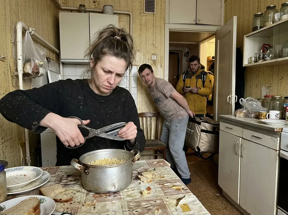 — Мы месяц сидим на макаронах. Через час я заблокировала карту и уехала
— Ты опять заказывала доставку с карты? — Да, а что не так? — Мы месяц сидим на макаронах | Сетка — социальная сеть от hh.ru