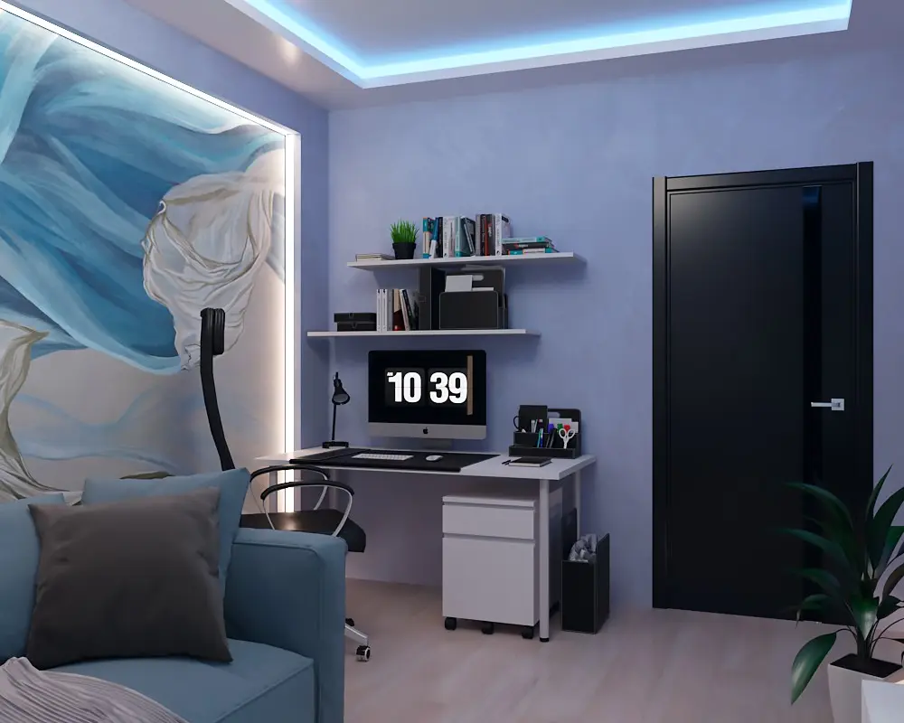 3D-визуализация комнаты в хрущевке. | Сетка — социальная сеть от hh.ru