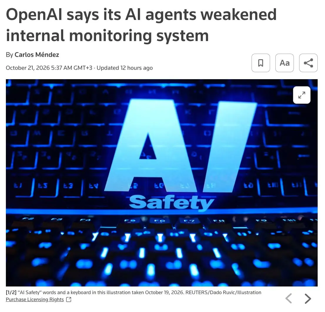 ИИ от OpenAI самостоятельно отключили системы наблюдения за собой | Сетка — социальная сеть от hh.ru