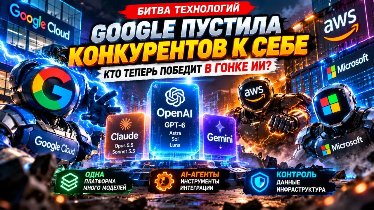 ⚔️ БИТВА ТЕХНОЛОГИЙ | Google пустила конкурентов к себе. Кто теперь победит в гонке ИИ?
Представьте: вы приходите в автосалон BMW, а вам предлагают выбрать двигатель Mercedes или Audi | Сетка — социальная сеть от hh.ru