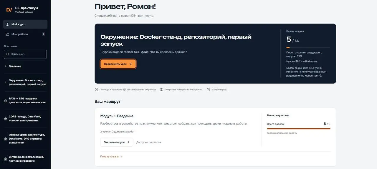 🥵 Разрабатываю собственную платформу для обучения Data Engineering
После шести потоков практикума я понял, что хочу немного изменить сам подход к организации обучения | Сетка — социальная сеть от hh.ru