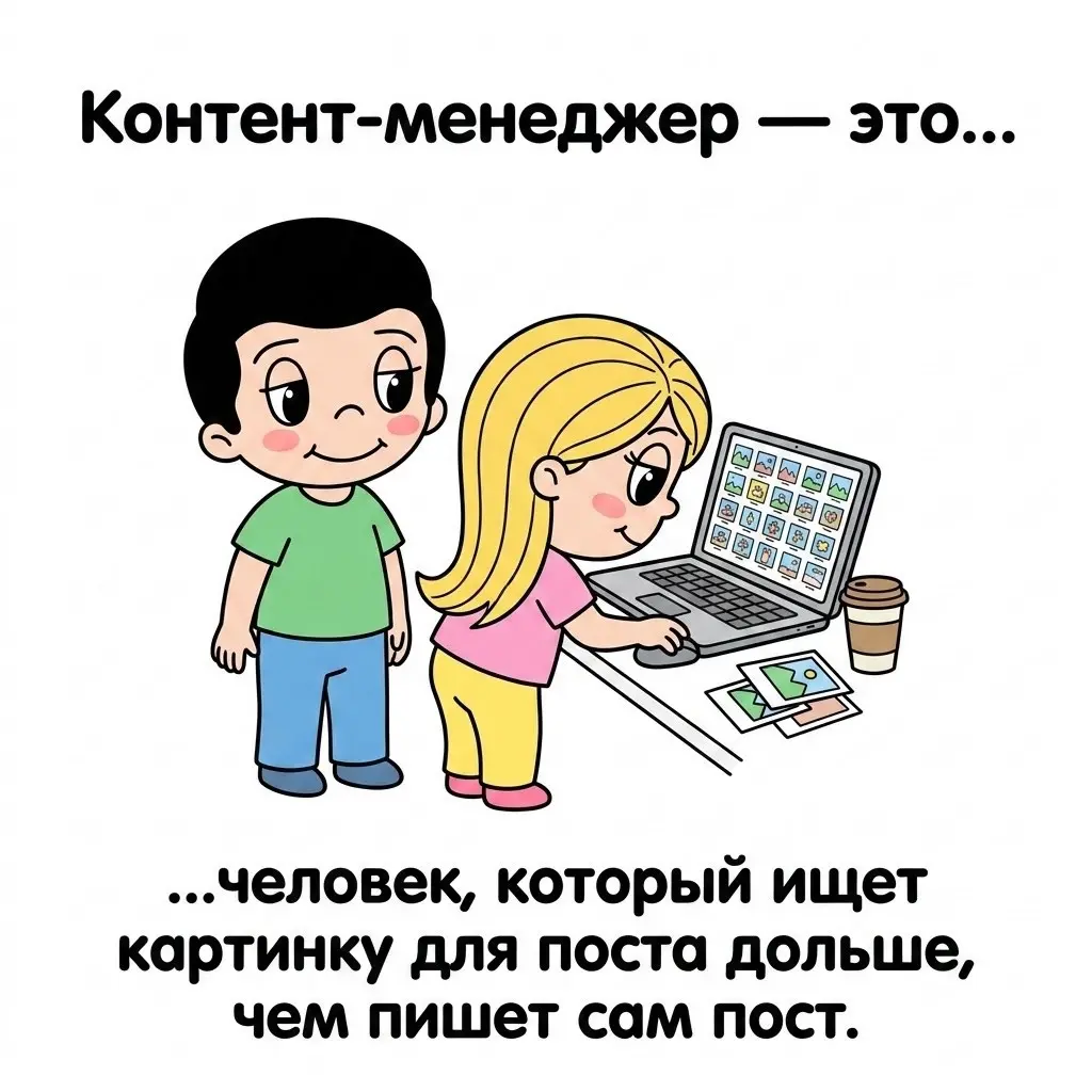 Контент-менеджер это ... ч. | Сетка — социальная сеть от hh.ru
