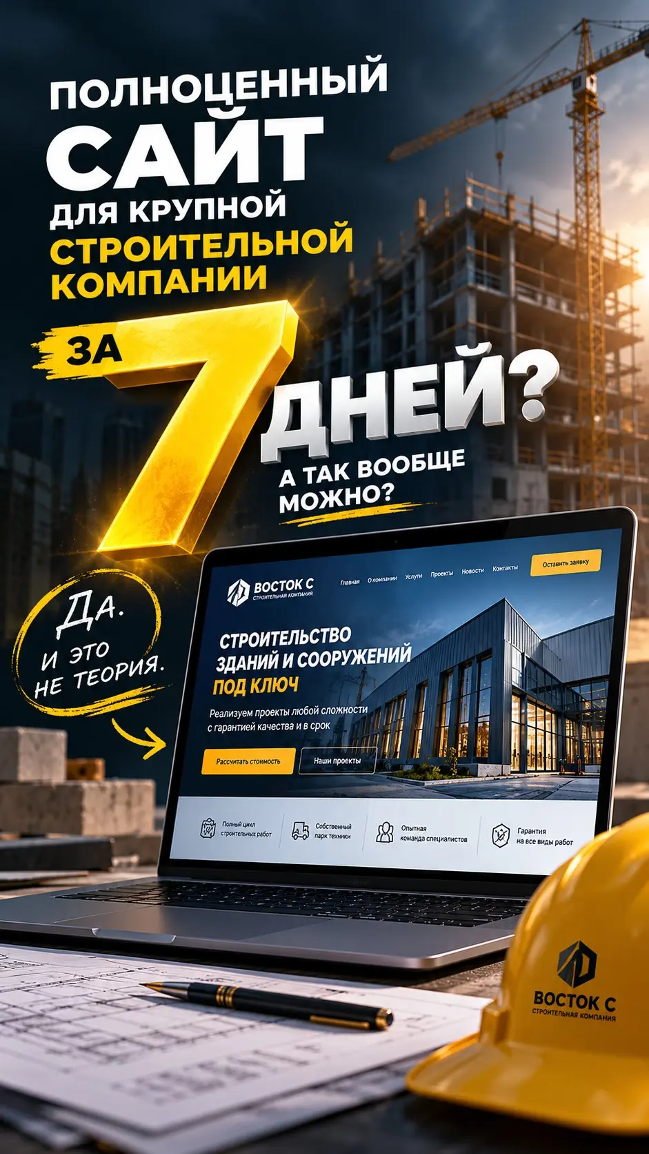 Полноценный корпоративный сайт за 7 дней? | Сетка — социальная сеть от hh.ru