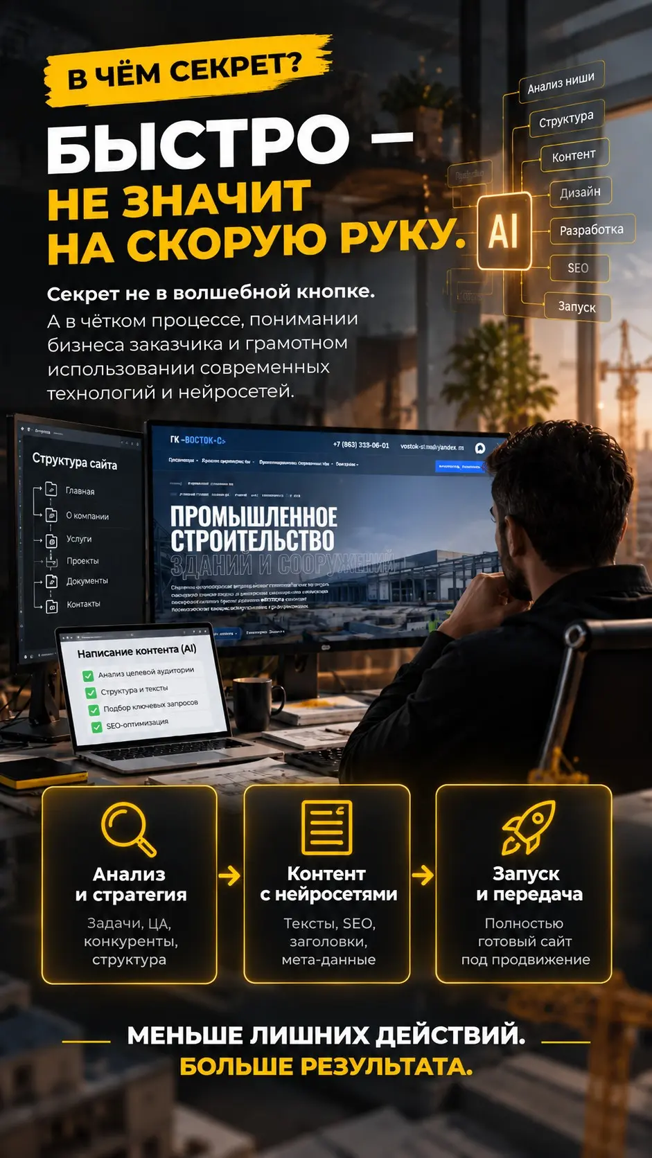 Полноценный корпоративный сайт за 7 дней? | Сетка — социальная сеть от hh.ru