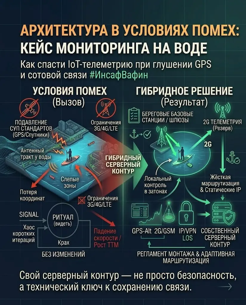 Архитектура в условиях помех: кейс мониторинга на воде | Сетка — социальная сеть от hh.ru