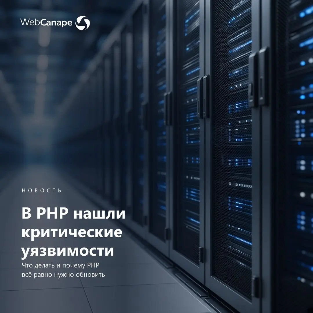 ❗️ В PHP нашли критические уязвимости
21 октября 2026 года стало известно о двух серьёзных уязвимостях в PHP (CVE-2026-109618 и CVE-2026-109619). На этом языке работает большинство сайтов в интернете | Сетка — социальная сеть от hh.ru