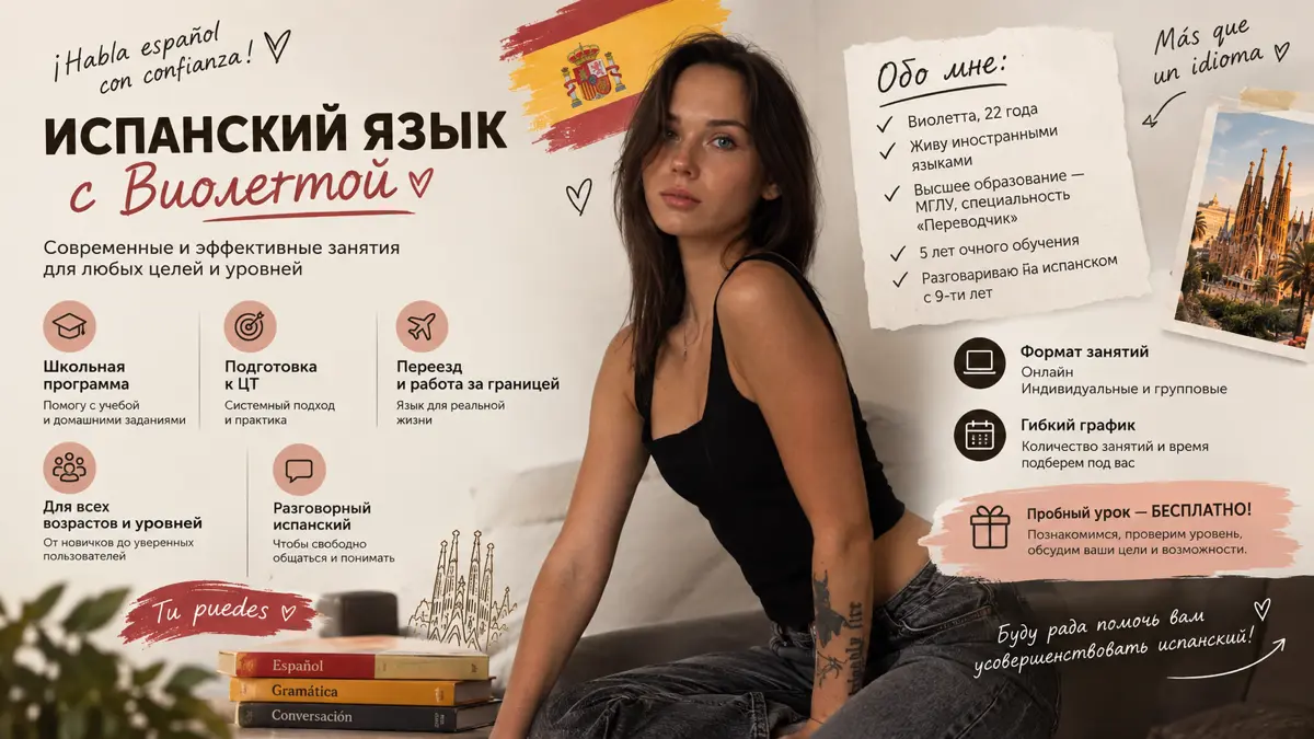 Открываю еще один набор на занятия по испанскому языку :) | Сетка — социальная сеть от hh.ru