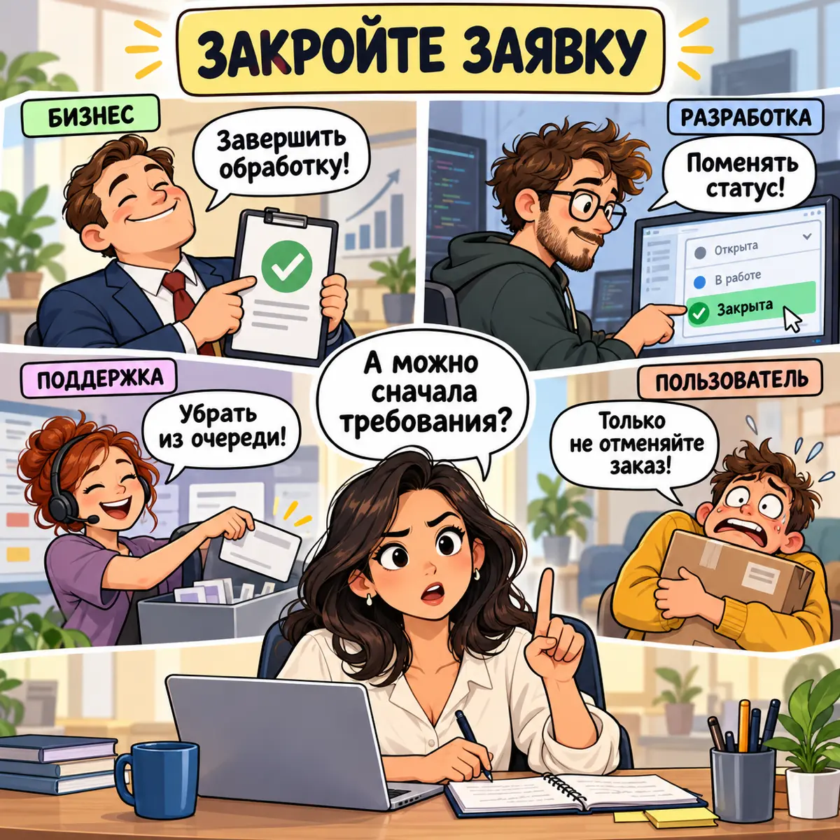 Обожаю требование «заявка должна закрываться автоматически» | Сетка — социальная сеть от hh.ru