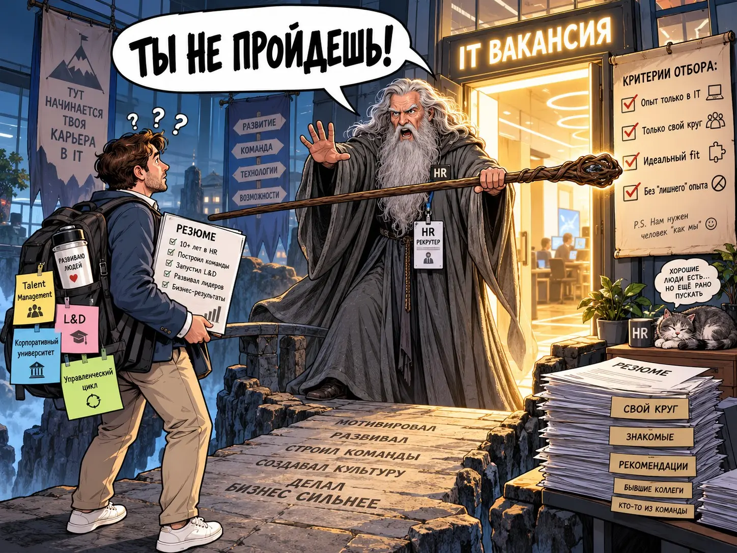 Ты не пройдееееешь..... в IT | Сетка — социальная сеть от hh.ru