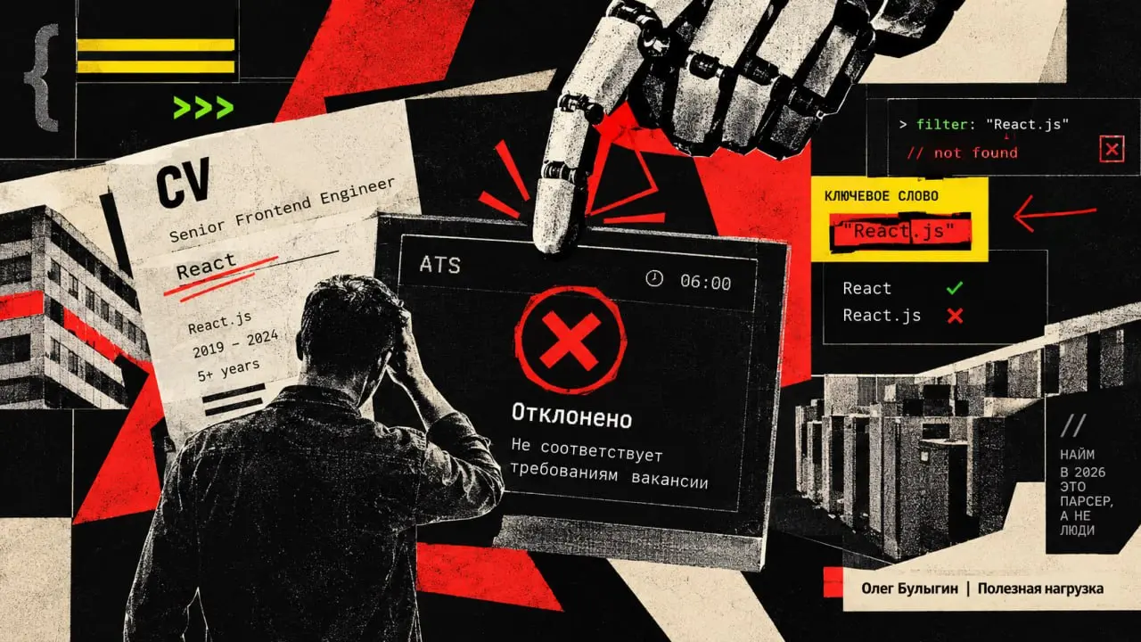 Тимлид не подошел на вакансию в свою же команду. Его отшил робот за 6 минут. 🤡
История с Reddit, разошедшаяся по медиа, прекрасна тем, насколько она будничная в современной реальности | Сетка — социальная сеть от hh.ru