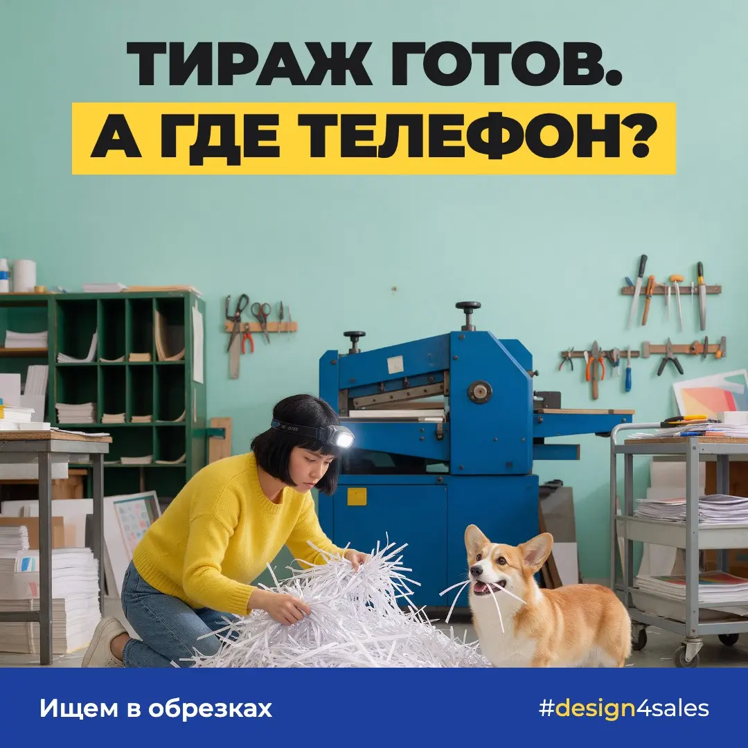 Тираж готов. А где телефон? 🙃 | Сетка — социальная сеть от hh.ru