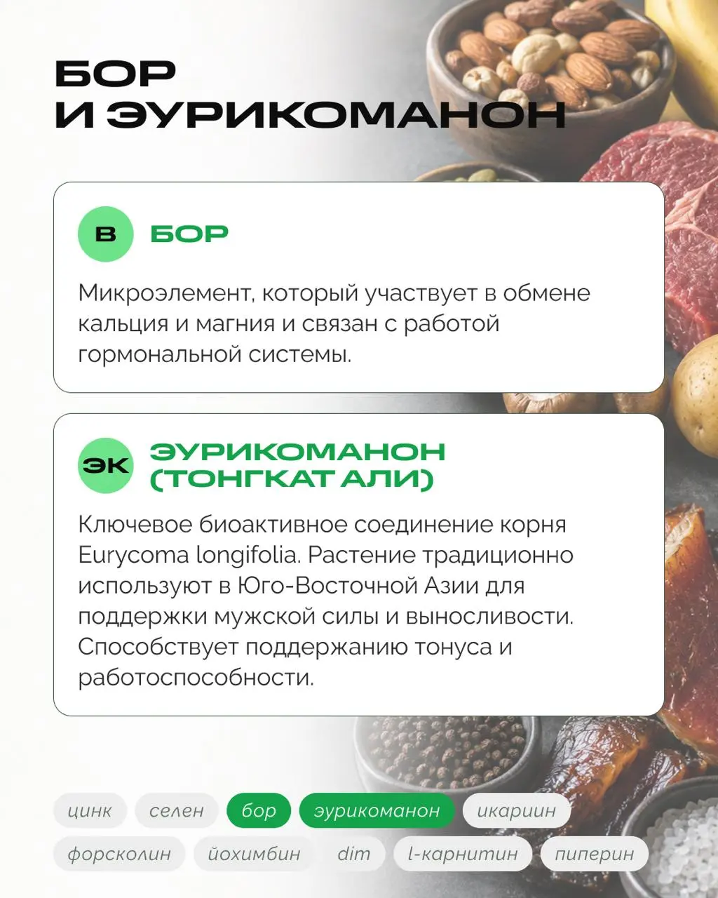 Мужская формула, в которой было три компонента, стала заметно шире.
Мы обновили состав Тестобустера IPSUM | Сетка — социальная сеть от hh.ru