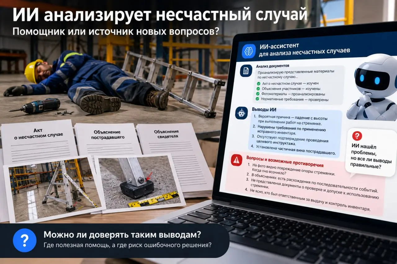 ИИ для анализа несчастных случаев ✅
Может ли ИИ заметить противоречия в объяснениях и документах? Обратит ли он внимание на сведения, которых не хватает для обоснованного вывода? Не перепутает ли уста... | Сетка — социальная сеть от hh.ru