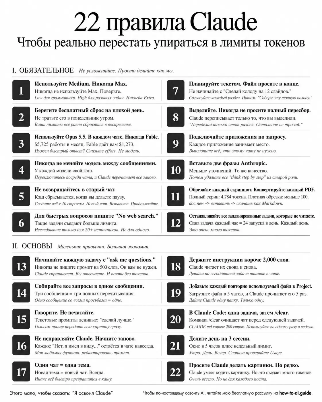 16 правил работы с Claude, чтобы не тратить лимиты впустую | Сетка — социальная сеть от hh.ru