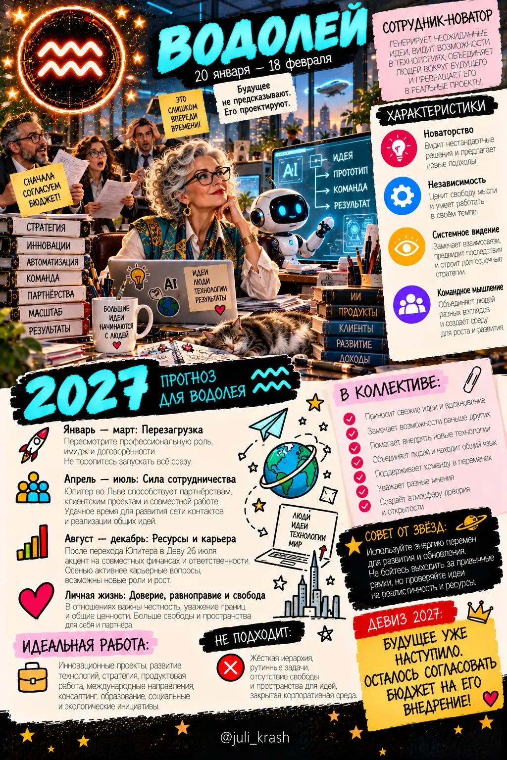 Кадровый гороскоп — 2027 (продолжение) | Сетка — социальная сеть от hh.ru