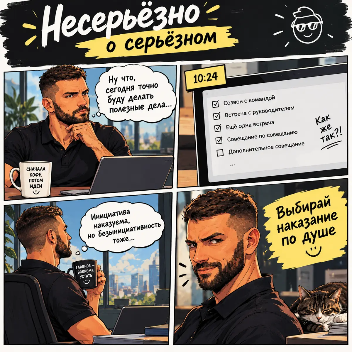 Несерьёзно о серьёзном | Сетка — социальная сеть от hh.ru