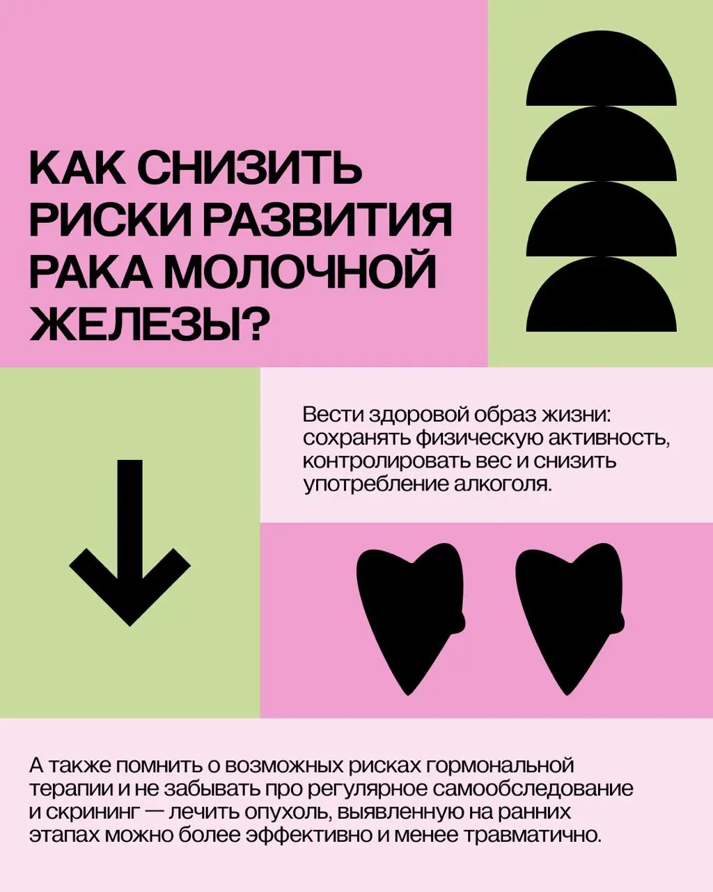 Октябрь — месяц борьбы с раком груди, самым распространенным онкологическим заболеванием среди женщин | Сетка — социальная сеть от hh.ru