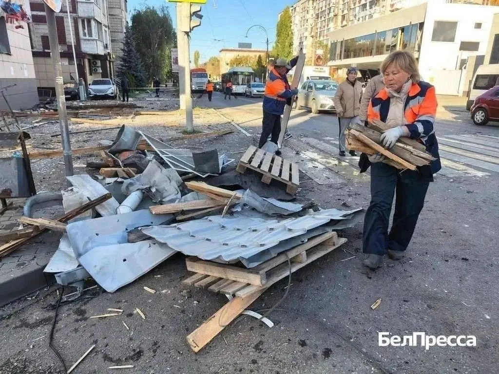 Ещё последствия атаки БПЛА в Белгороде | Сетка — социальная сеть от hh.ru