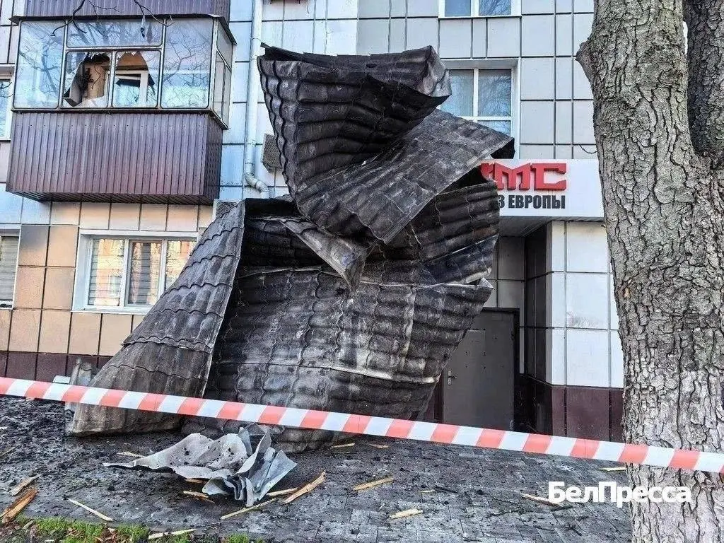 Ещё последствия атаки БПЛА в Белгороде | Сетка — социальная сеть от hh.ru